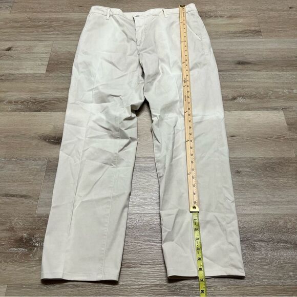 Lot Of 2 AG Adriano Goldschmied Pants Men's 38x32 Beige The Marshall Slim Chino - Picture 3 of 11